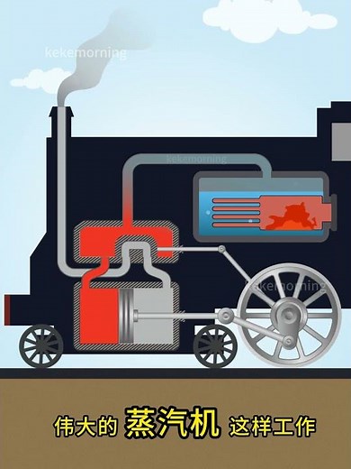 蒸汽机工作原理Working principle of steam engine