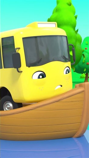 Buster's Boat's Floating Away! Daddy Bus to the Rescue⛵ #boat #rescue