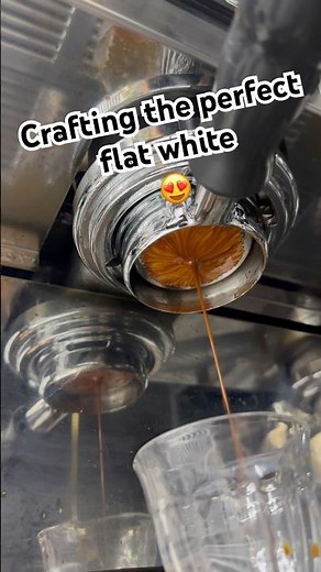 Step by step, how to craft the perfect flat white ☕️ #coffee #perfect #flatwhite #latteart #wow