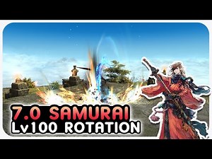 (OUTDATED) SAMURAI Level 100 Rotation Showcase | 2 Mins | Dawntrail Patch 7.0