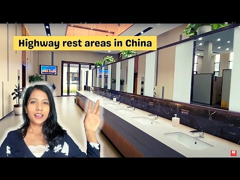 Highway rest areas in China | Shanghai to Nanjing road trip