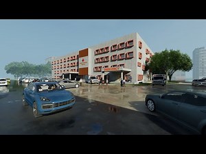 LUMION WALKTHROUGH || 100 Bedded Hospital Design || Architecture Semester 6 Project