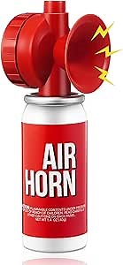 Saillong 1.4oz Boat Air Horn for Safety, Loud Marine Air Horns Can, Mini Small Blow Fog Bear Horn, Emergency Use for Sporting Events, Boat, Animal Alarm