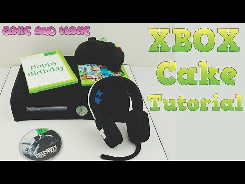 How to make an XBOX 360 Cake Tutorial. Bake and Make with Angela Capeski