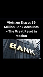 125K views · 1.2K reactions | Vietnam just shut down a jaw-dropping 86 MILLION bank accounts overnight, cutting citizens off from their own money for refusing to hand over their biometric data. This is state-enforced digital control, showing just how fast freedom disappears when survival is tied to compliance. Make no mistake: this is a global test run for total control. Question is, what are YOU going to do about it? | WE The FREE- Alberta | Facebook