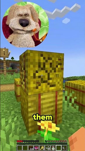 Minecraft… but TALKING BEN Controls EVERYTHING I Do #minecraft #shorts