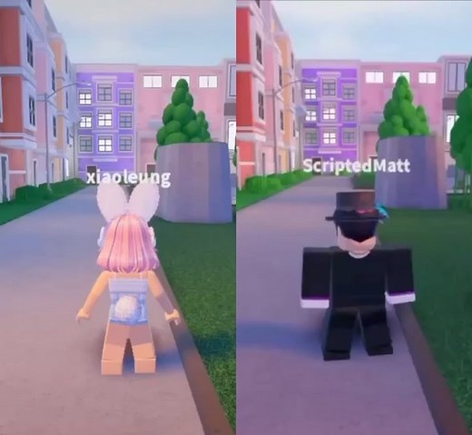 Before and after lockdown be like... @scriptedmatt #fyp #roblox #foryou