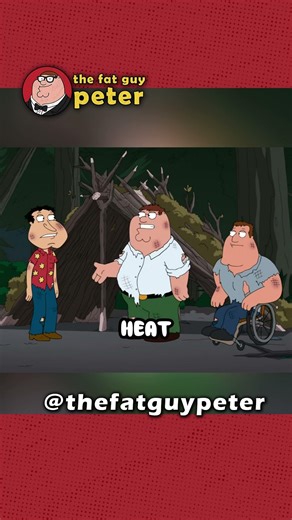 Peter griffin being watched by predator #familyguy