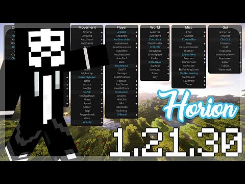 OUT NOW: Horion 1.21.30 - Minecraft Bedrock Edition