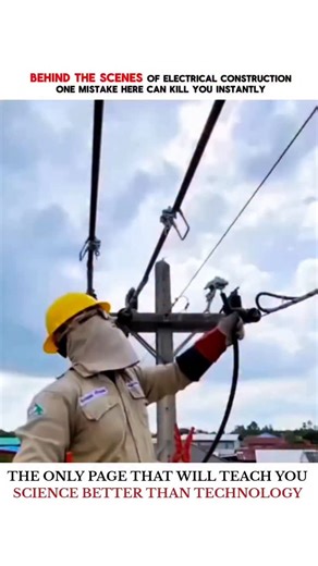 UNIVERSE | SCIENCE | TECHNOLOGY on Instagram: "Working on high-voltage electrical construction is extremely hazardous, with potential risks of electrocution, severe burns, and arc flashes that can be instantly fatal. Safety is paramount, and stringent procedures and protective equipment are mandatory to mitigate these dangers. Key Safety Practices for Electrical Work De-energize: The most critical safety practice is to always assume all lines are live and to de-energize circuits from all possibl