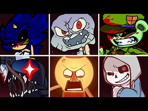 Friday Night Funkin' - Phantasm but everytime it's Sonic turn a Different Skin Mod and Cover is used