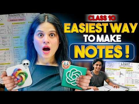 How to Make Easiest Notes in Class 10? Code Cracked! 🎯 | Score 95% Easily
