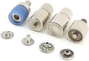 12.5mm Round Metal Snap Fasteners Press Button Kit System 54 Manual Machine Dies