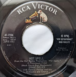 Ernie Felice With Dennis Farnon And His Orchestra - So Young, So Fair / Hot Spell