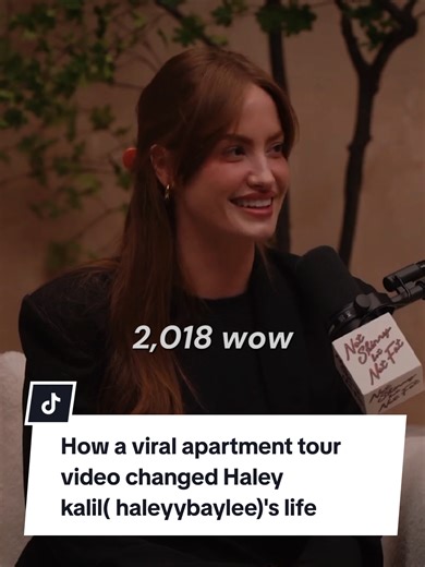 How a viral apartment tour video changed Haley kalil( haleyybaylee)'s life #notskinnybutnotfat #viral #podcastclips #podcast