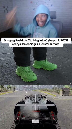 Real Life Clothing Mods inside Cyberpunk 2077. Real-world drip brought into the game. #cyberpunk2077