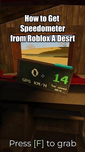 How to Get Speedometer from Roblox A Desrt #roblox #adesrt #dustytrip