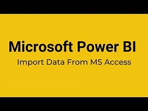 Power BI - How to Connect Power BI to MS Access — Hive