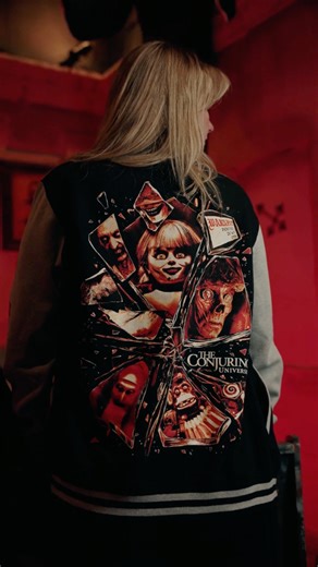 11K views · 50 reactions | You survived the night. Now, you can wear the proof. The all-new Conjuring: Beyond Fear experience is waiting, but don't face it unprepared. Keep the spirits close with our official Conjuring Jackets, now available at our Conjuring merch shop in Rivertown. | Kings Island | Facebook