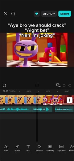 This is from a voiceover. #relatable #tadc #pomni #jax #ep6