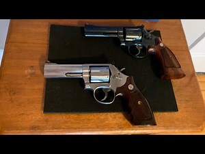 Smith and Wesson 357 magnum model 586 old and 686 new￼