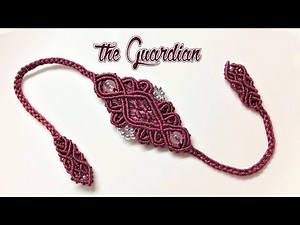 Macrame tutorial - how to make a Guardian bracelet - Hướng dẫn thắt vòng tay chiến binh