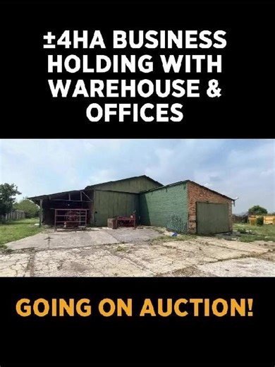 Prime 4.0471Ha Business Holding Auction in Brakpan