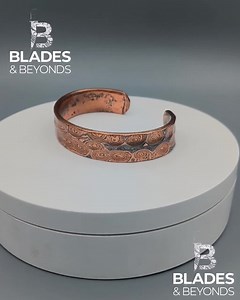 Handmade Copper Damascus Bracelet – Forged Pattern , Hammered Bangle, Viking Style Cuff, Personalized Engraved Men Women Bracelet - Etsy