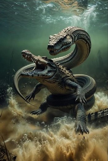 डायनासोर को खाने वाला साँप! 🐍 Titanoboa vs T-Rex 😱 #Shorts #facts #trending