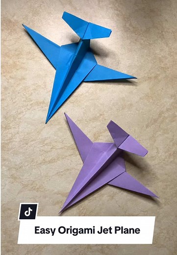 Easy Origami Jet Plane Tutorial for Beginners