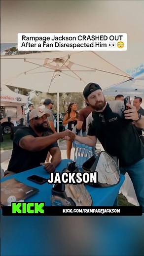Rampage Jackson CRASHED OUT After a Fan Disrespected Him #rampagejackson #rampage