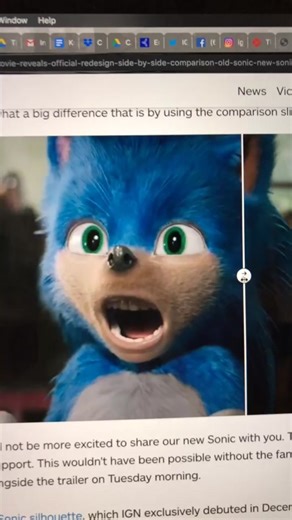 Sonic Slider Feature: Old vs New Design Comparison