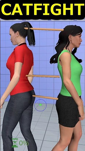 Ragdoll Back To Back Catfight - Realistic Ragdoll Sandbox
