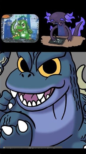 GODZILLA JUNIOR CHIWAII SPEED PAINT