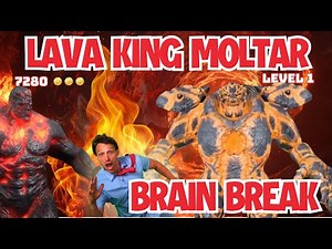 The Lava King Moltar 🧌 |🔥🌋 FLOOR IS LAVA 🔥🌋 | Kids Workout Brain Break