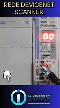 Rede DeviceNet Scanner #automaçãoindustrial #rockwellautomation #devicenet #redesindustriais