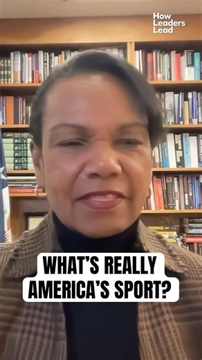What’s REALLY America’s Sport? | Condoleezza Rice