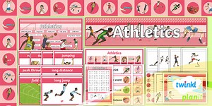 Twinkl Move PE KS2 Athletics Display Pack