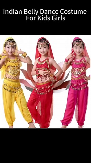 Indian Belly Dance Costume for Kids Cosplay on Halloween | United Nation Day