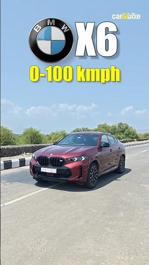 The BMW X6 M60i claims to do 0-100kmph in 4.3 seconds.