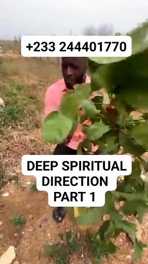 6.4K views · 105 reactions | DEEP SPIRITUAL DIRECTION  PART 1 +233 244401770 +233 244412930 +233 244422531 #DominionSpiritualHerbalCenter | Prophet of God and the best herbal master | Facebook