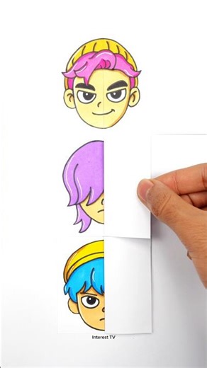 Kpop Saja Boys Paper Transformation Challenge Game Idea #kpopdemonhunter #papercraft