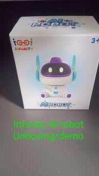 Infunity AI robot Unboxing/ demo #robot #unboxing #ai #toys