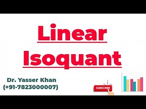 Linear Isoquant | Types Of Isoquant | Isoquant | Economics | Microeconomics | Production Function