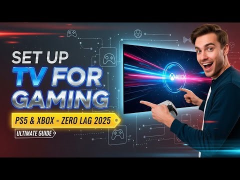 How to Set Up Your TV for Gaming (PS5, Xbox - Zero Lag 2025)