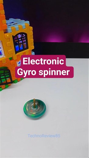 Diy electronic gyro spinner with motion sensor #technoreview85