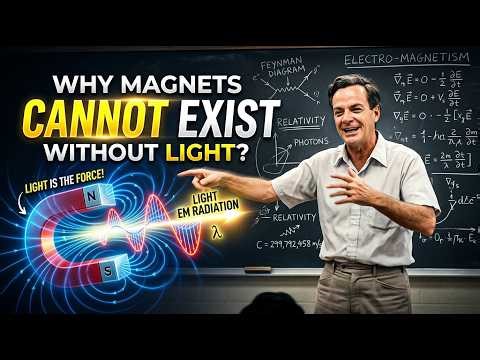 “Feynman: Why Magnets CANNOT Exist Without Light? The Secret Will DESTROY Your Two Separate Forces”