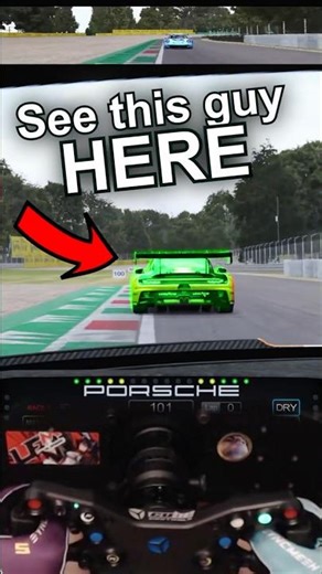 You have NOT seen an Overtake like this before... 😂 #shorts #simracing #funny