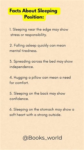 6 Surprising Facts About Your Sleeping Position 😳💤