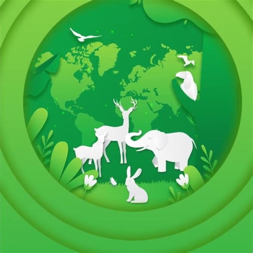 environment day motion graphics